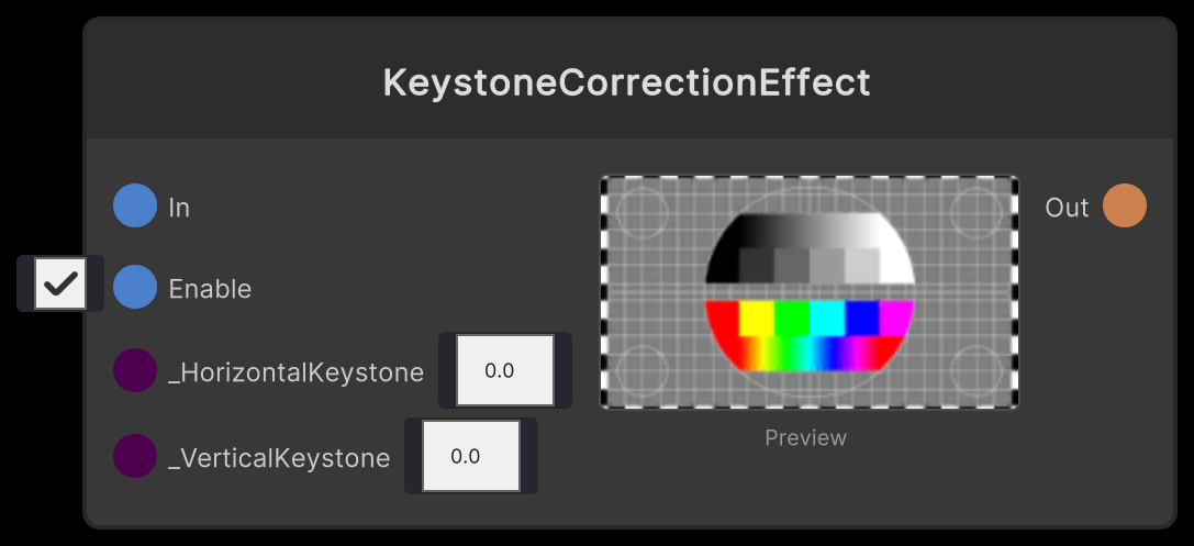 KeystoneCorrectionEffect