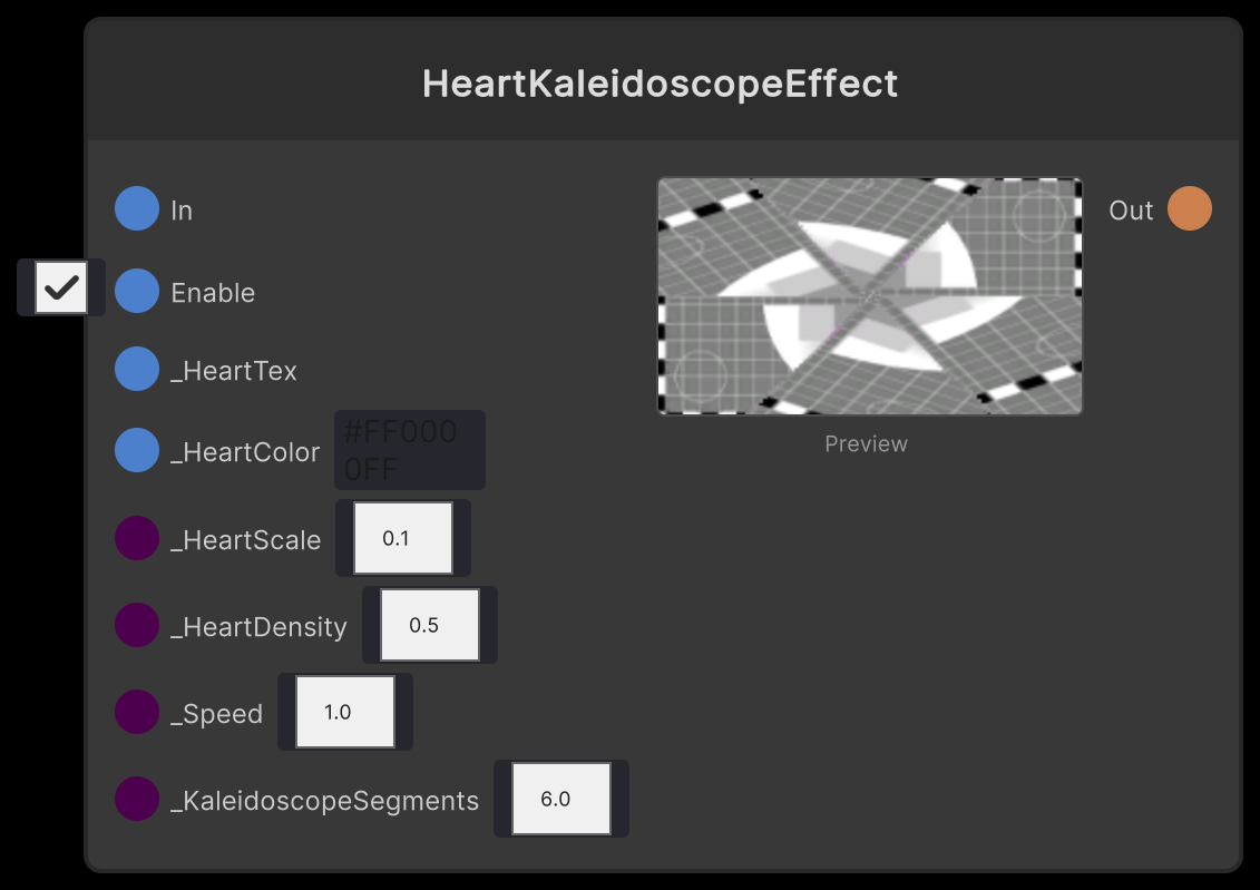 HeartKaleidoscopeEffect