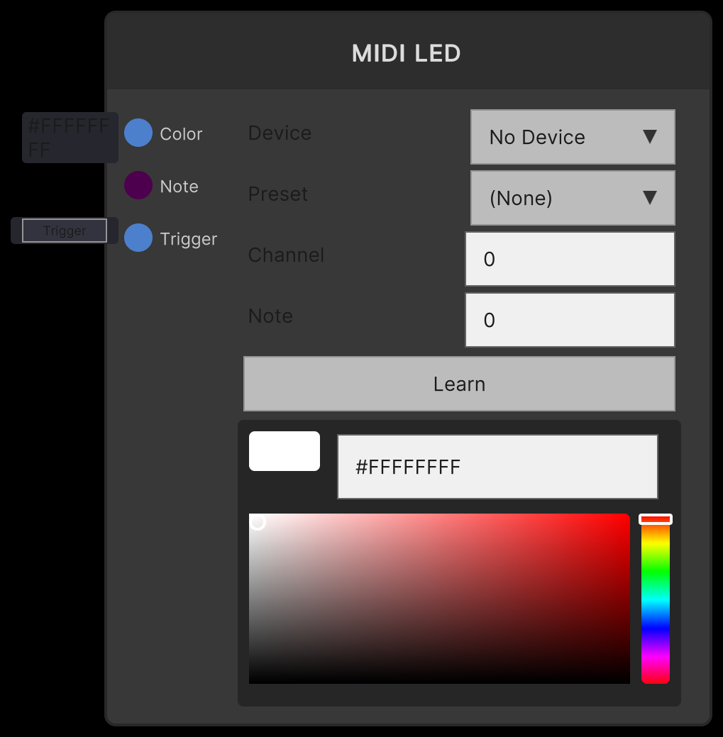 MIDI LED